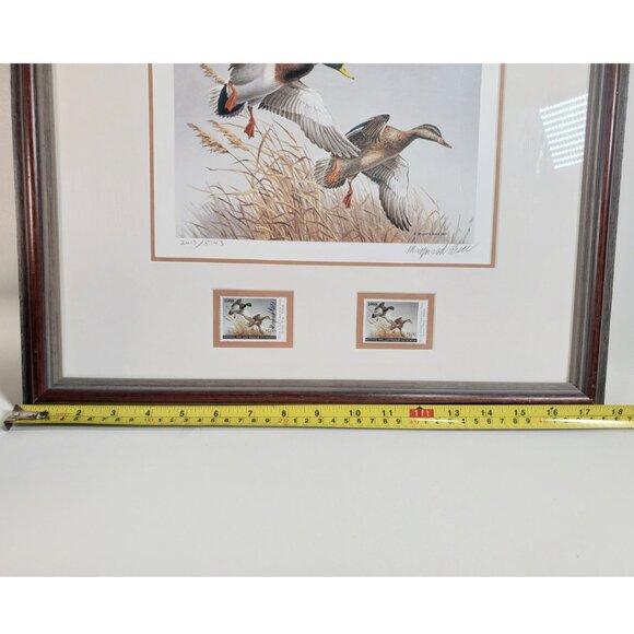 Maynard Reece 'Autumn Wings' Limited Edition Signed Print with 2 Stamps– Framed - Picture 5 of 10